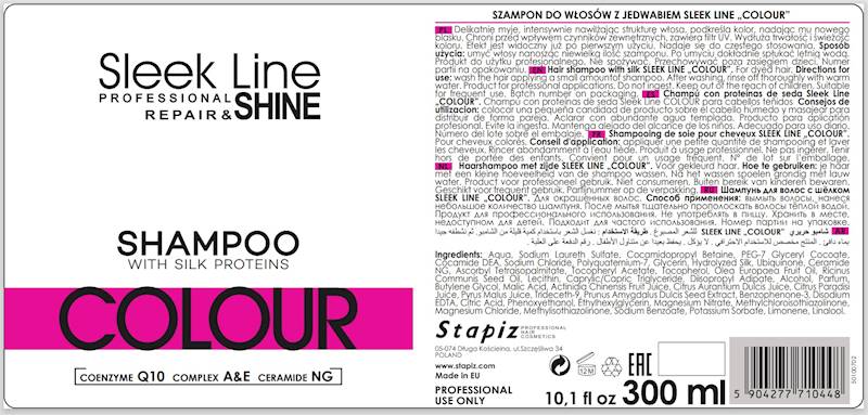 STAPiZ Szampon "SLEEK LINE"- colour 300ml