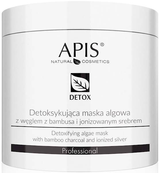 APiS Detox maska algowa ze srebrem i węglem 200g
