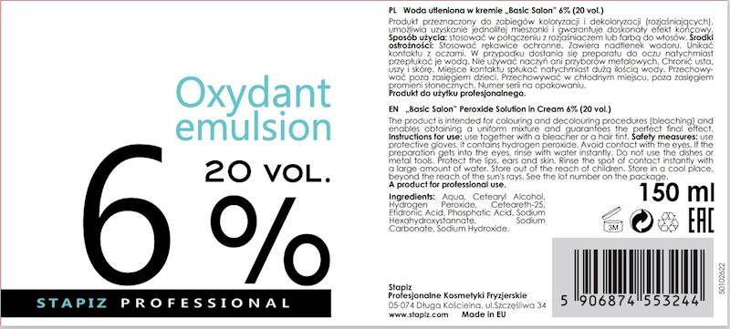 Stapiz woda utleniona 6% 150ml
