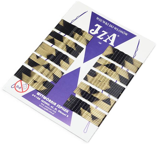 Wsuwki IZA ZŁOTO CZARNE 6cm 100szt.