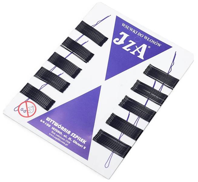 Wsuwki IZA 4cm czarne 100szt.