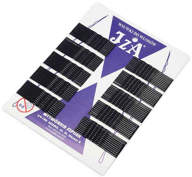 Wsuwki IZA czarne 6cm 100szt.