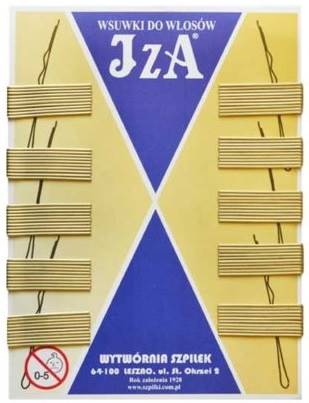 Wsuwki IZA 4cm złote 100szt.