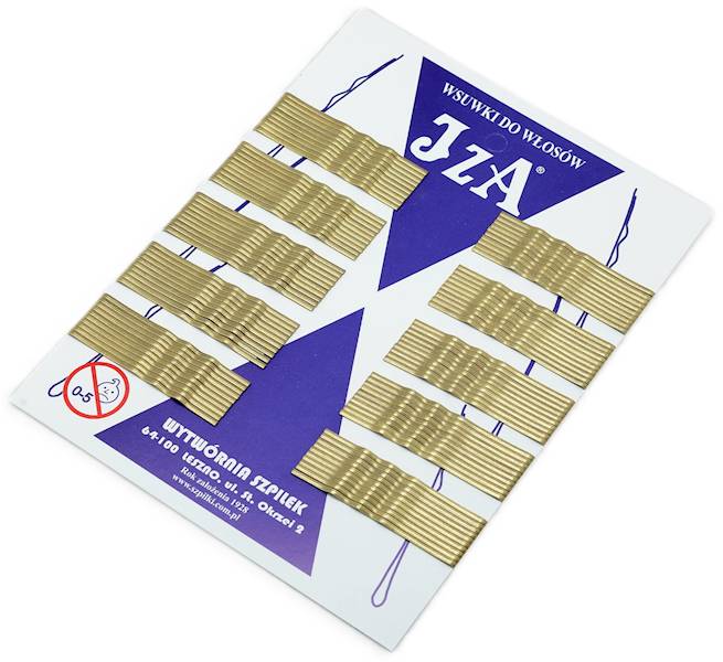 Wsuwki IZA złote 6cm 100szt. 