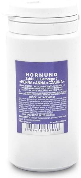 HENNA ANNA Proszkowa do brwi CZARNA 50g