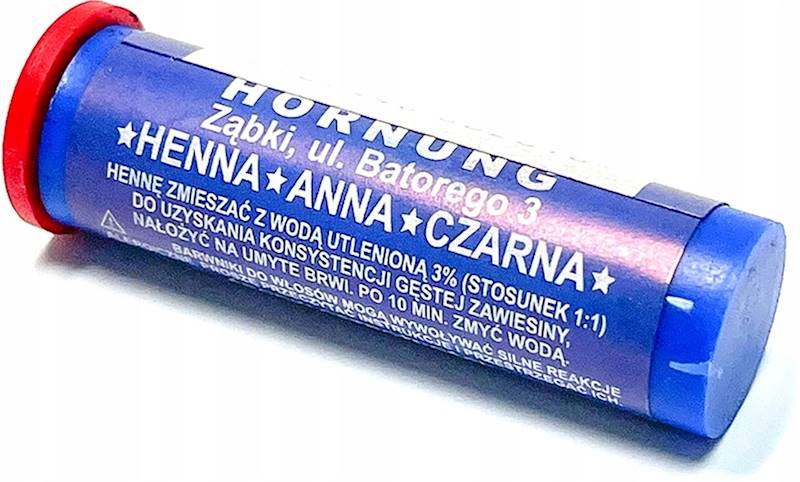 HENNA ANNA Proszkowa do brwi CZARNA 2G