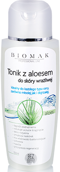 BiOMAK Tonik kosmetyczny ALOES 150ml