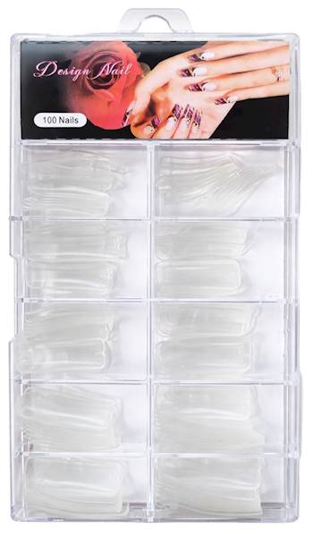 Tipsy 100szt clear w kasetce