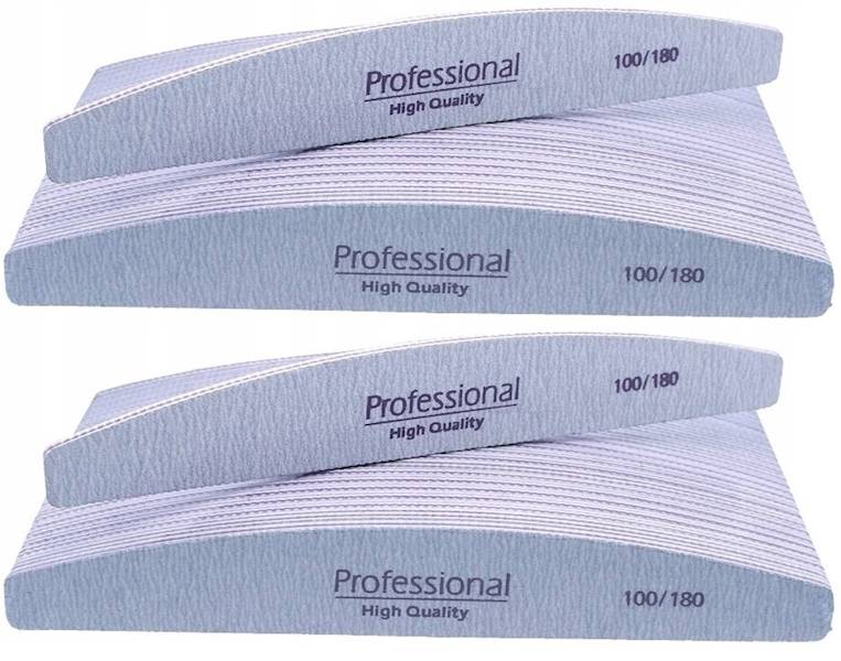 Pilnik PROFESSIONAL półksiężyc zebra 100/180