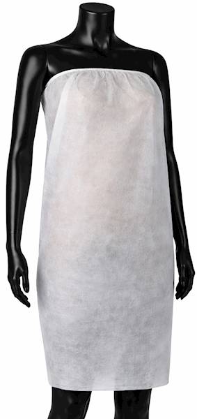 PAREO białe Peniuar wiskoza- gumka (10szt)