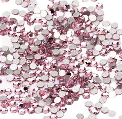 Cyrkonie ala swarovsky SS3 jasnoróżowe 1440 SZTUK