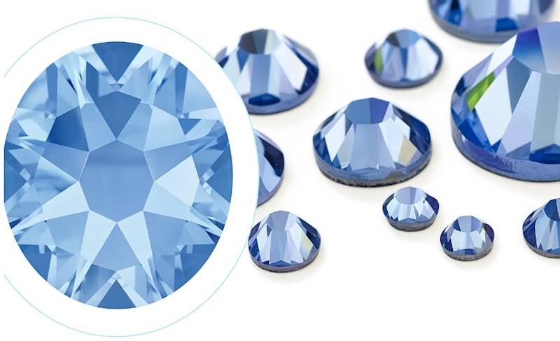 Cyrkonie ala swarovsky SS5 LIGHT SAPHIRE 1440SZT
