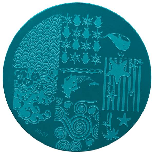 Blaszka z wzorkami do stempli