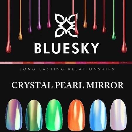 Bluesky pyłek crystal pearl mirror
