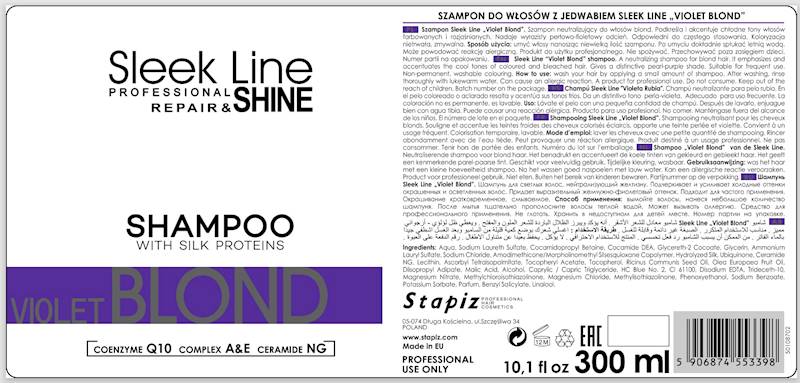 STAPiZ Violet Szampon SLEEK LINE 300ml