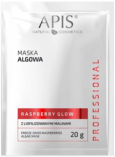 APiS Raspberry glow maska algowa 20g saszetka