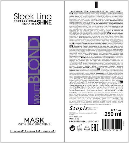 STAPiZ ViOLET Maska Sleek Line 250ml