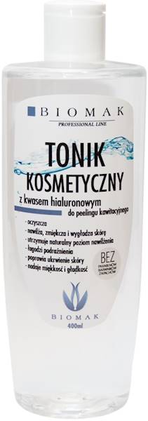 BiOMAK Tonik kosmetyczny kwas hialuronowym 400ml