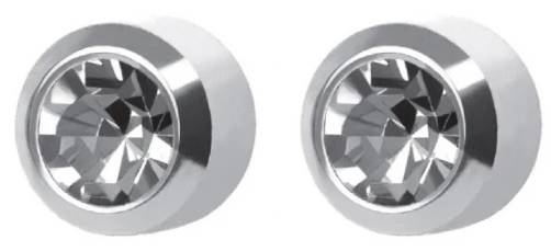 STUDEX kolczyk srebrny MINI BRYLANT w oprawie