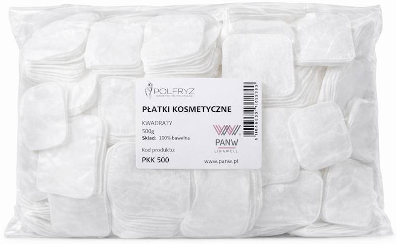 Płatki kosmetyczne UŁOŻONE kwadrat 0,5kg