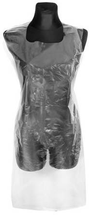 Fartuch foliowy przezroczysty CLEAR 50SZT 