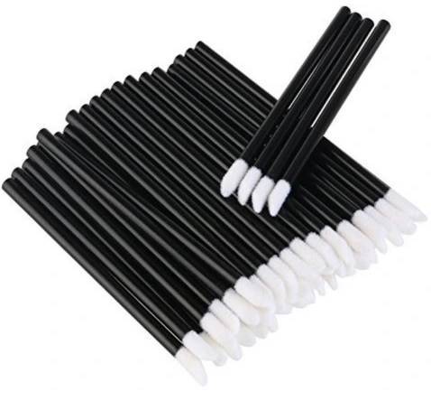 APLIKATORY welurowe CZARNE do ust 50szt.