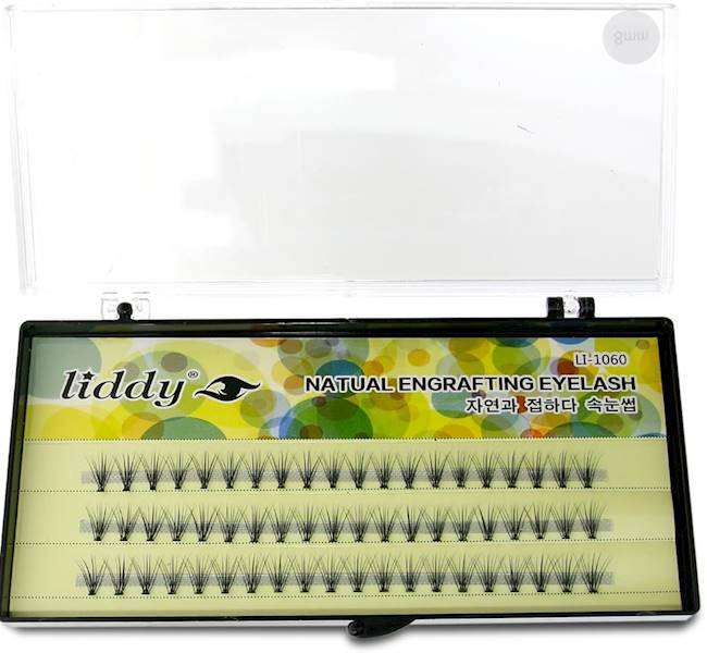 Rzęsy kępki luksusowe Liddy (LI-1060) 8mm czarne