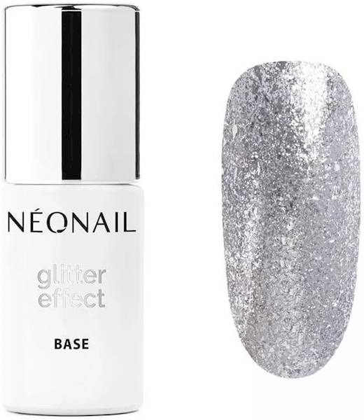 NEONAIL baza glitter effect SILVER twinkle 7,2ml