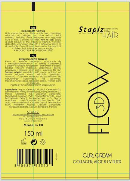 STAPiZ Krem do loków FLOW 3D 150ml