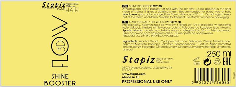 STAPiZ Nabłyszczacz Shine Booster FLOW 3D 250ml 