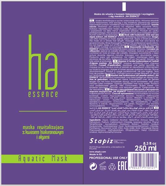 STAPiZ HA Maska "HA Essence" Aquatic 250ml 