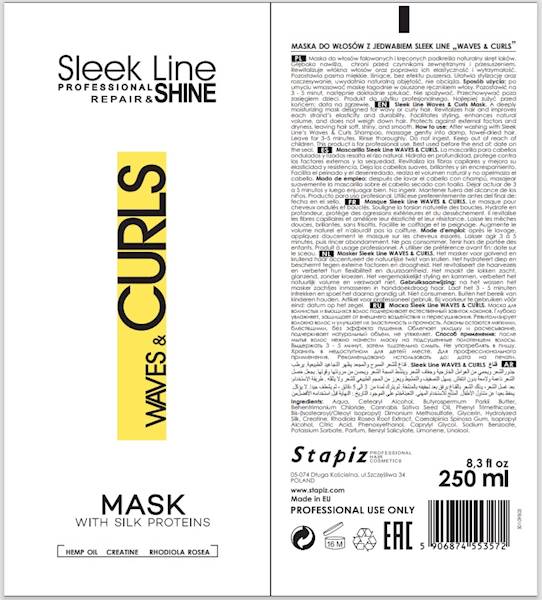 STAPiZ Maska WAVES & CURLS 250ml
