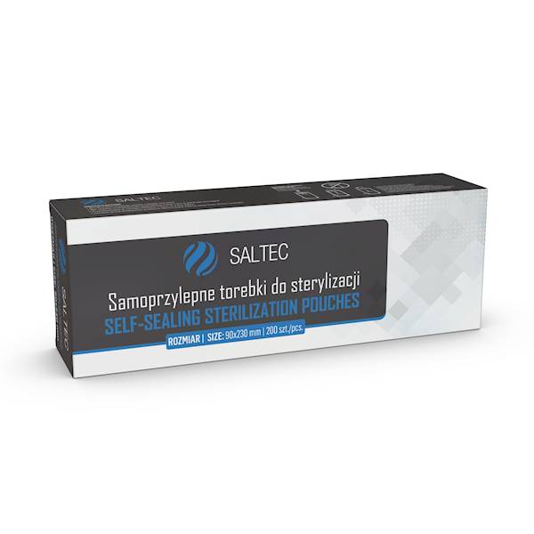 SALTEC Torebki do sterylizacji autoklaw 90x230/200