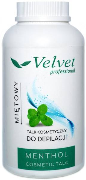VELVET Talk kosmetyczny do depilacji mentol 150g