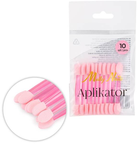 Molly Nails aplikator pacynka do wcierania pyłków 