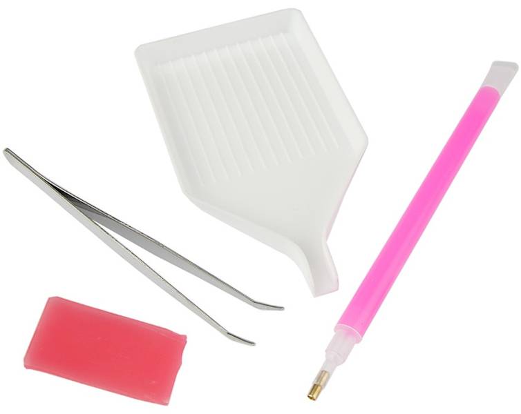 Zestaw do zdobień paznokci cyrkoniami