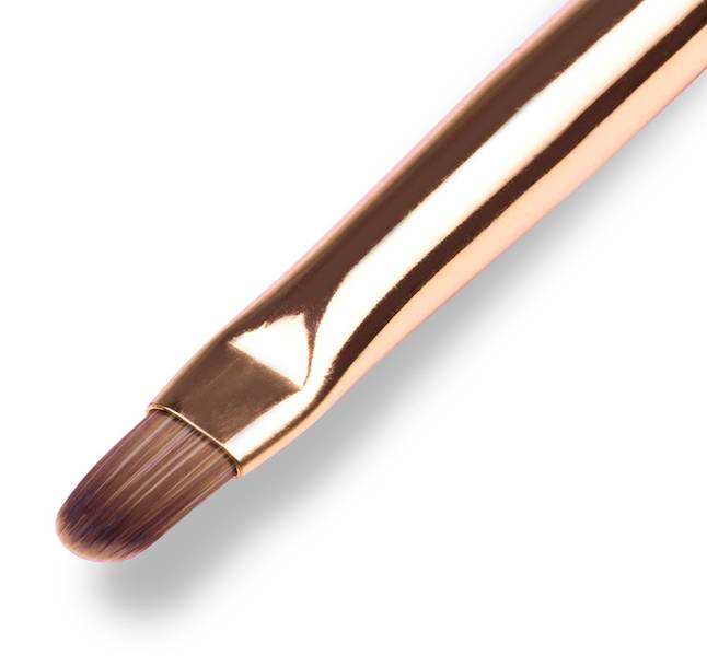 Clavier pędzelek 2w1 do żelu i zdobień 6/10mm gold