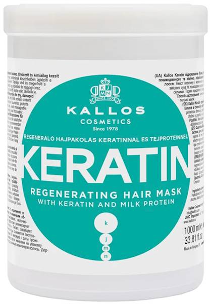 KALLOS KJMN Maska z Keratyną prostowanie 1000ml
