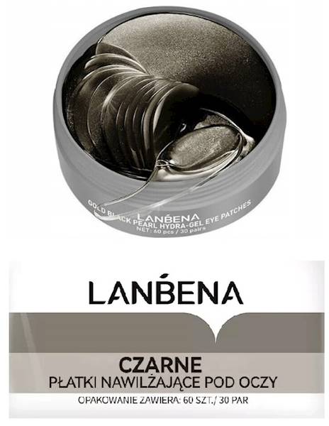 LANBENA płatki żelowe gold black pearl 60szt