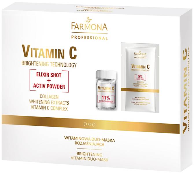FARMONA Witaminowa duo-maska 5amp x2g 5x12g saszet