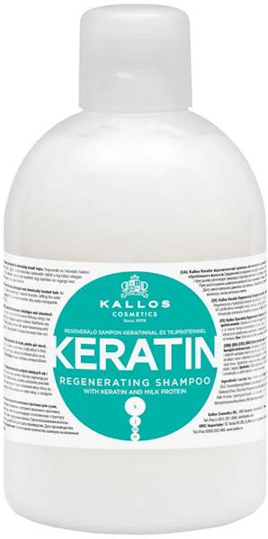 KALLOS KJMN Szampon z keratyną prostowanie 1000ml 
