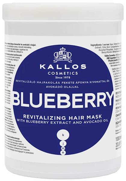KALLOS KJMN Maska BLUEBERRY- Jagodowa 1000ml