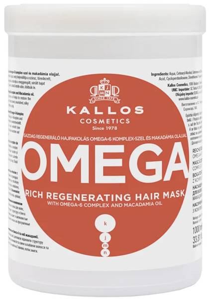 KALLOS KJMN Maska OMEGA 1000ml 