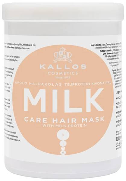 KALLOS KJMN Maska Mleczna MILK 1000ml