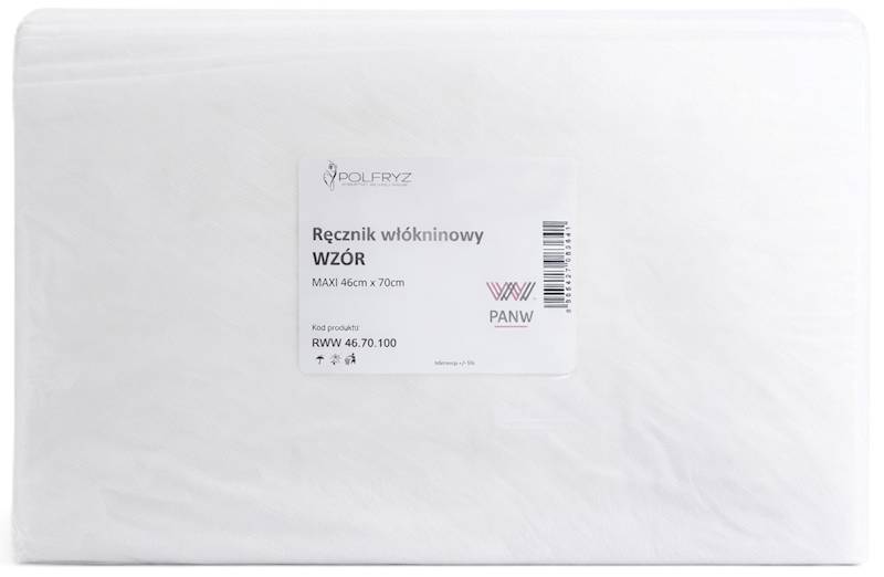 Ręcznik fryzjerski włókninowy 46x70cm wzór 100szt