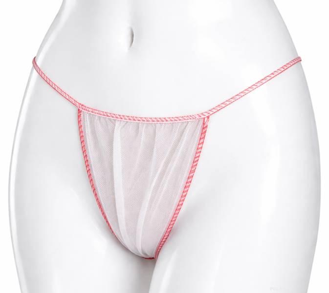 Stringi damskie BIAŁE 100 sztuk
