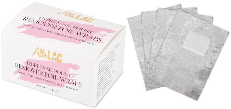 Allelac folia do usuwania lakierów Lack Off 100szt