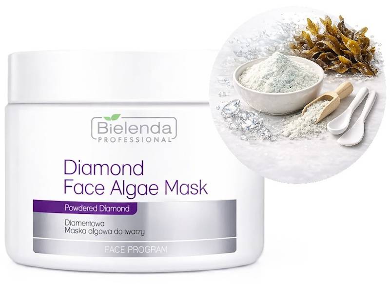 BIELENDA Diamentowa maska algowa do twarzy 190g