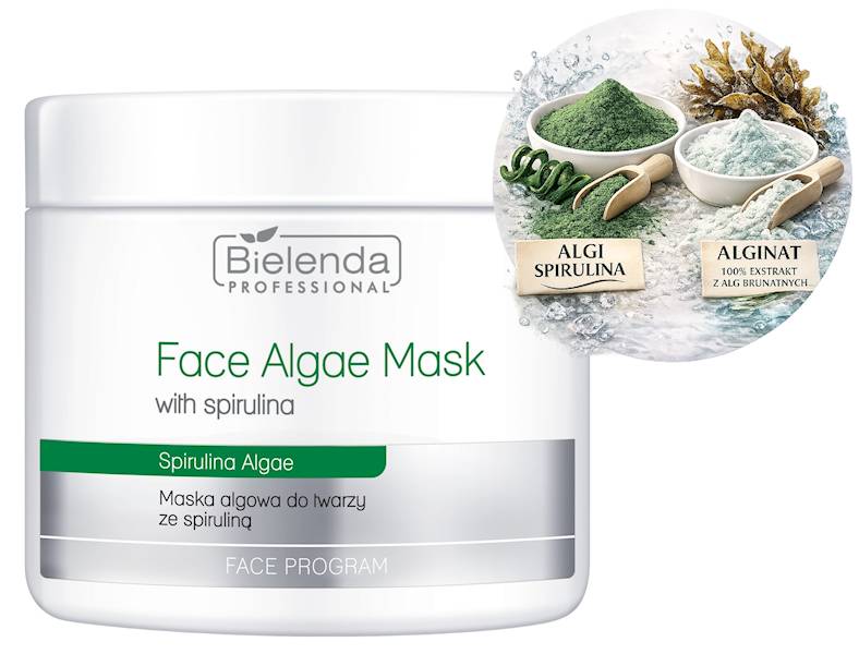 BIELENDA Maska algowa ze spiruliną 190g