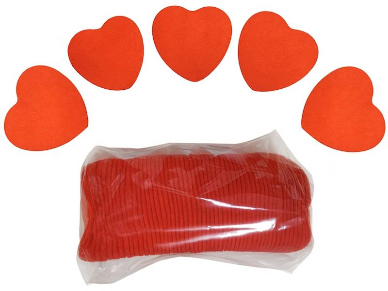 Płatki kosmetyczne SERCA CZERWONE 50 sztuk